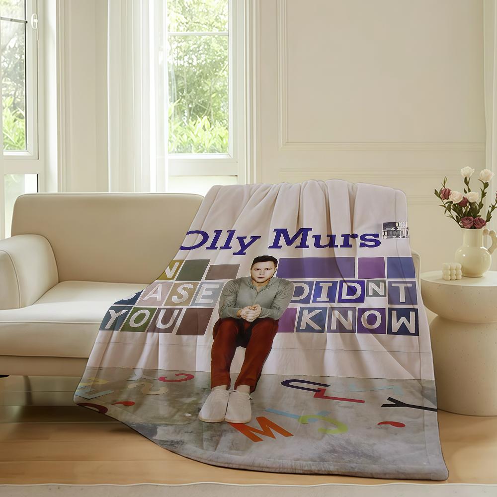 

British singer Olly Murs Blanket For Sofa Office Bed Plane Travel Sleep Read Relax Camping Soft And Warm 75x90cm