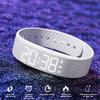 Vibrating Alarm Wristband Waterproof Alarm Clock Watches with Step Counter Silent Wrist Shock Bands Smart Bracelet