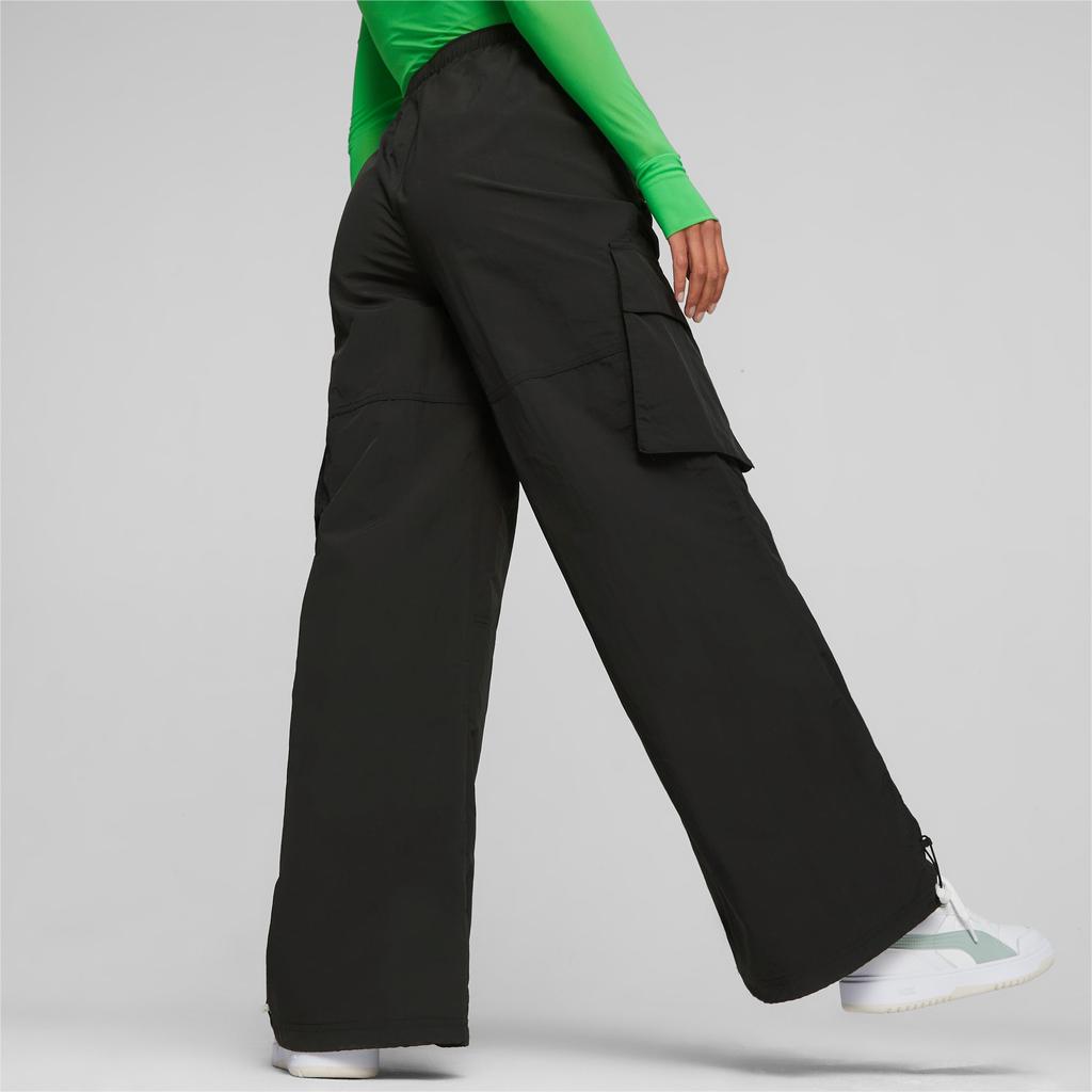 Puma Dare To Wide Leg Pants Women Pants Black 621433-01