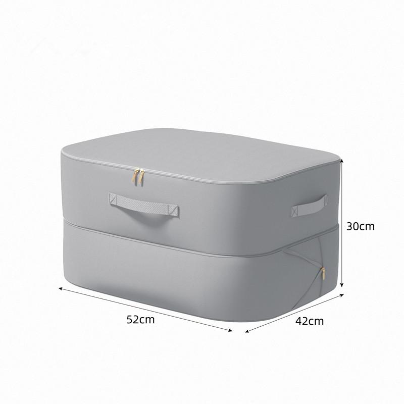 1Pcs Heavy-Duty Self-Compressing Storage Bag - Portable Organizer For Clothes , Blankets & Quilts, Ideal For Closet Organization