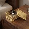 Baking Decoration European Candy Box Square Plastic Wedding Candy Box Hollow Premium Sugar Box Birthday Party
