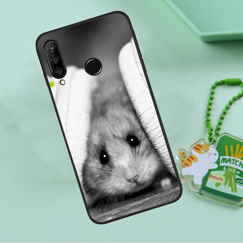 Cute Lovely Pet Hamster For Huawei Nova Y90 Y70 Y60 Y61 Y91 Y72 9 10 SE 12i 12s 11i 5T P60 Pro P20 P30 P40 Lite Case