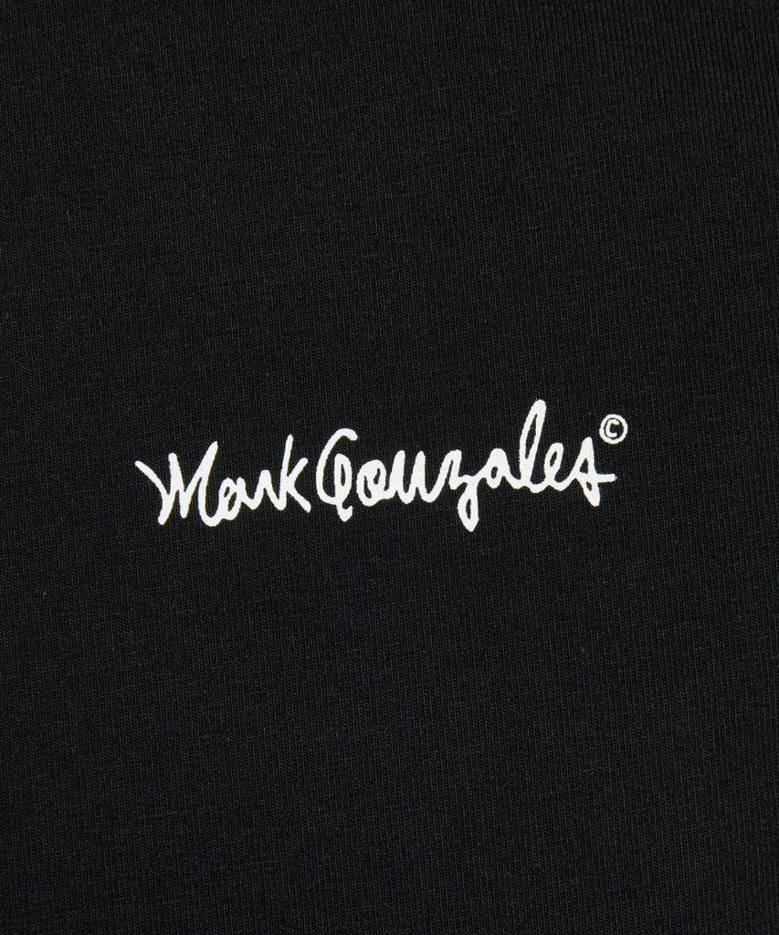MARK GONZALES Women'S Basic Small Logo Short Sleeve T-Shirt - Black