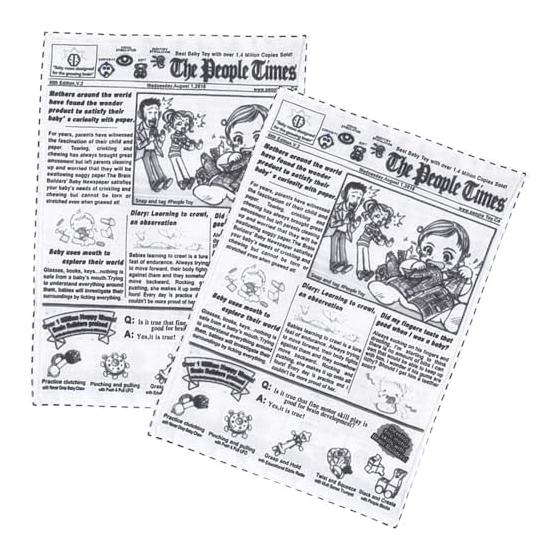 Игрушки из газеты для собак, Набор из 2 шт., Обучающие игрушки для собак, Снятие стресса, Прочные игрушки из газеты для собак, В стиле газеты, Издает звуки, Очищает