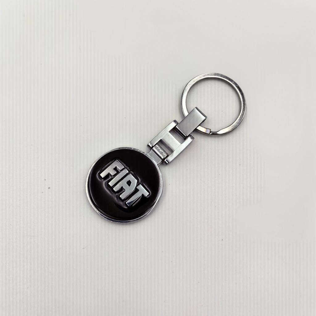 1 STK FIAT Abzeichen Schlüsselanhänger Anhänger Autoschlüsselanhänger Zubehör FÜR FIAT 500 Ducato Panda Grande Punto Tipo Abarth Pulse Strada 600 Doblo