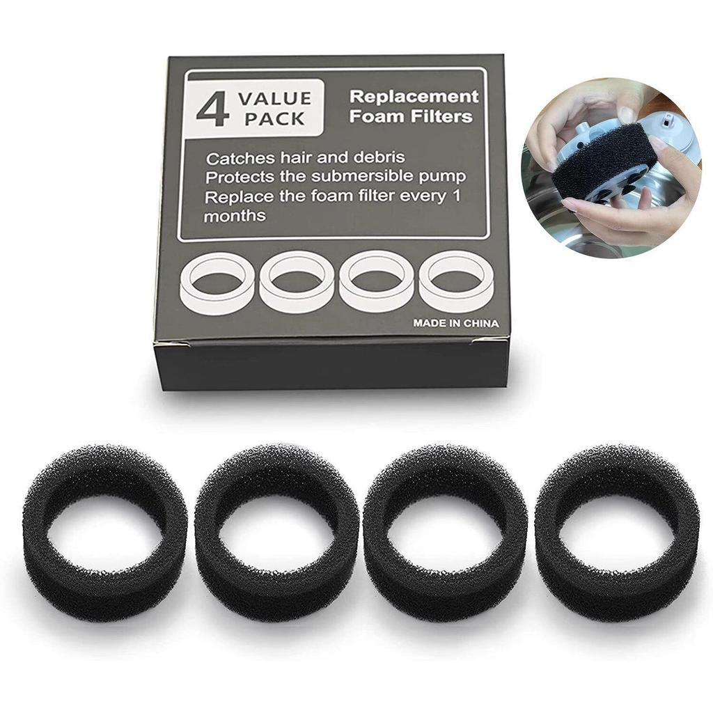 Popular Pet Water Fountain Filter for Cats - Round Notch Design