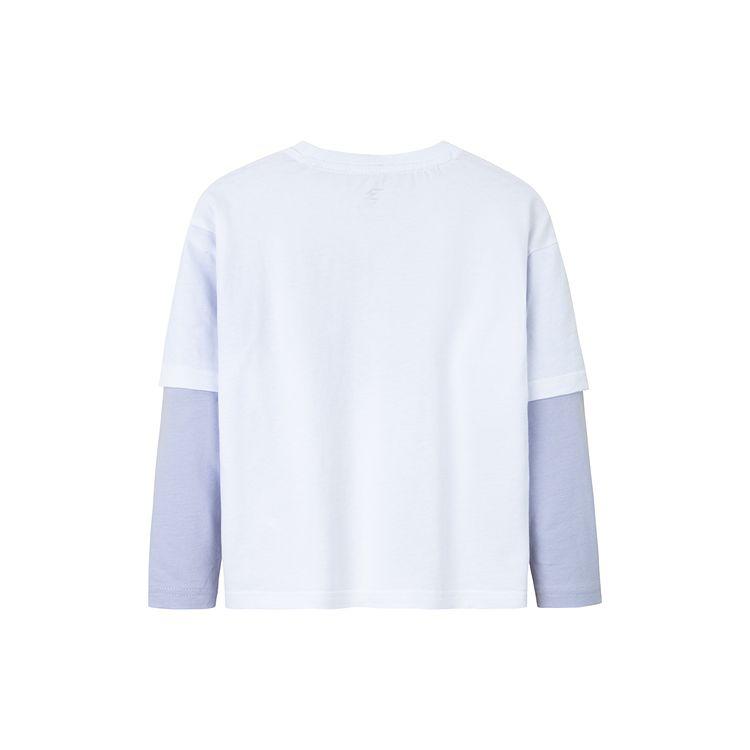 Nike Casual Sports Suit Two-Piece Letter Pullover Long Sleeve Top Comfortable Versatile Pants Kids Sets Purple N32432267GS-004