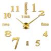 Modern Design Large Wall Clock 3D DIY Quartz Clocks Watches Acrylic Mirror Stickers Living Room Home Decor Horloge