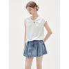 ELLE Women's Sleeveless Twist Knot T-shirt