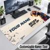 Red Bull Racing Personalized Large Mouse Pad Custom Name Text Extended Desk Mat Gaming Mousepad