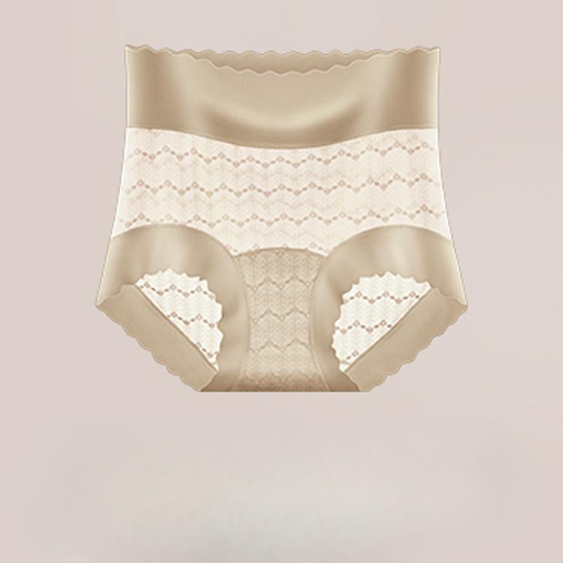 

Бесшовные трусики из ледяного шелка для женщин. Высококачественный кружевной дизайн. Утягивающий живот. Треугольный вырез. Дышащие и облегающие бедра. Излучающие элегантную чувственность. 2XL кофейный