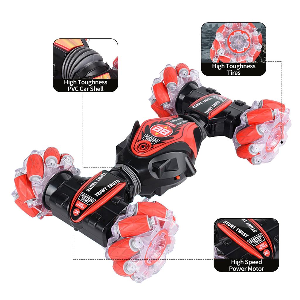 Buy RC Stunt Car Remote Control Gesture Sensing Toy Car 4WD RC Truck Toys at affordable prices