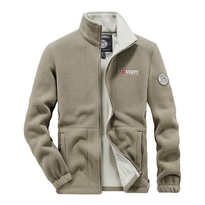 Herbst und Winter Herren Fleecejacke Fleecefutter Fleece Strickjacke Pullover Lässig