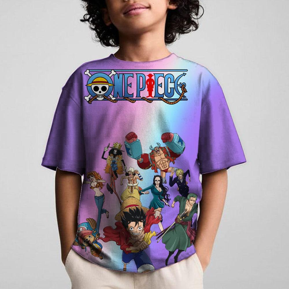 MANOF／2025 LAYER SHIRT ONE PIECE Cool 2025 New One Piece Children's 3D Printed Cartoon T