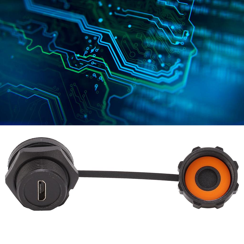 Waterproof USB Connector IP67  USB Female Motherboard Rear Socket E10MCTFFF