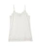 PENFIELD Lace Slit Slip Sleeveless Ivory_Fs2Ws34F