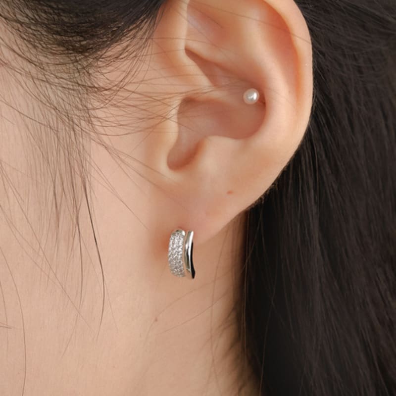 GETMEBLING SPARKLE DOUBLE EARRING