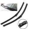 3Pcs Front & Rear Windshield Wiper Blades Set 21"+21"+13" Special Push Button Connector for European Compact MPV 2006-2013