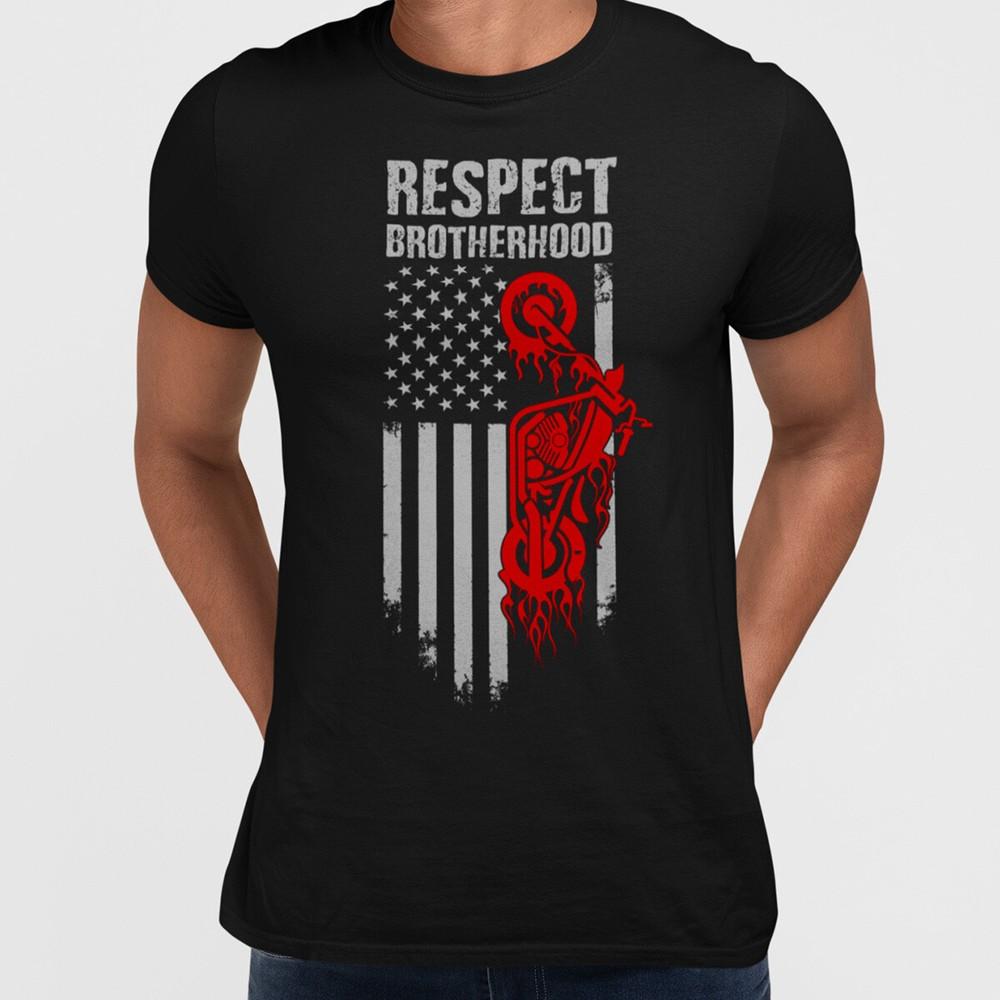 American Chopper Biker Outlaw With USA Flag L
