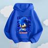 Full of Trendy Coolness! Sonic Dynamic Printed Kids' Hoodie, Let Children Become Energetic Street Cute and Cool Fashionistas