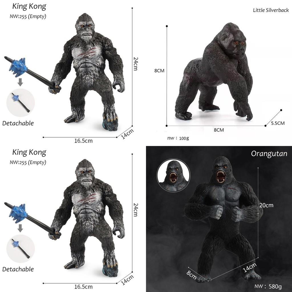 King Kong Gorilla Model Figure Skull Island Toy Adorned With Realistic Details For Kids And Adults