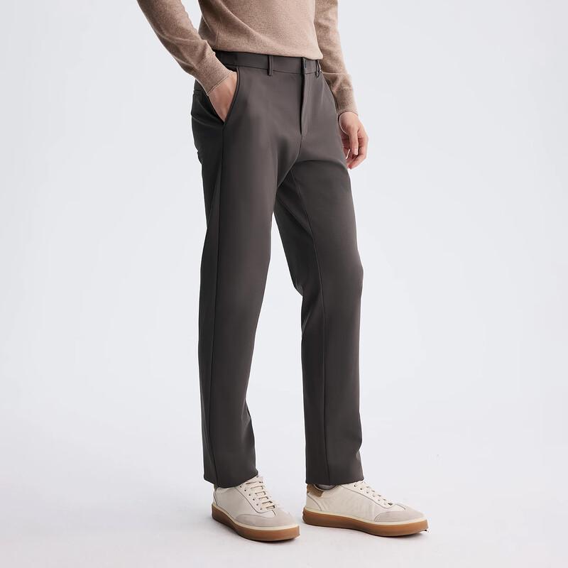 Lilang Men s Far-Infrared Warming Smooth Straight-Leg Casual Pants 36 (180/92A)