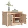 Vidaxl Coffee Table, 71X49X55 Cm, Solid Pine Wood