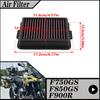 Motorcycle Washable Air Filter For BMW F750GS F850GS F900R F900XR Replaceable BM-8518 HFA7801 13728561572 Air Intake Filter