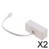 4x RJ11 Telephone Plug To Socket Adapter Splitter for , 2