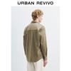 UR2025 Men's Loose Fit Long-Sleeve Button-Front Shirt
