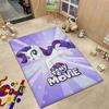 Magical Friendship Pony Gang Theme Rug Soft Nonslip Carpet For Bedroom Study Home Decor Holiday Gift