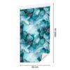 Wallpaper Ink turquoise, celadon, white and azure 50x1000