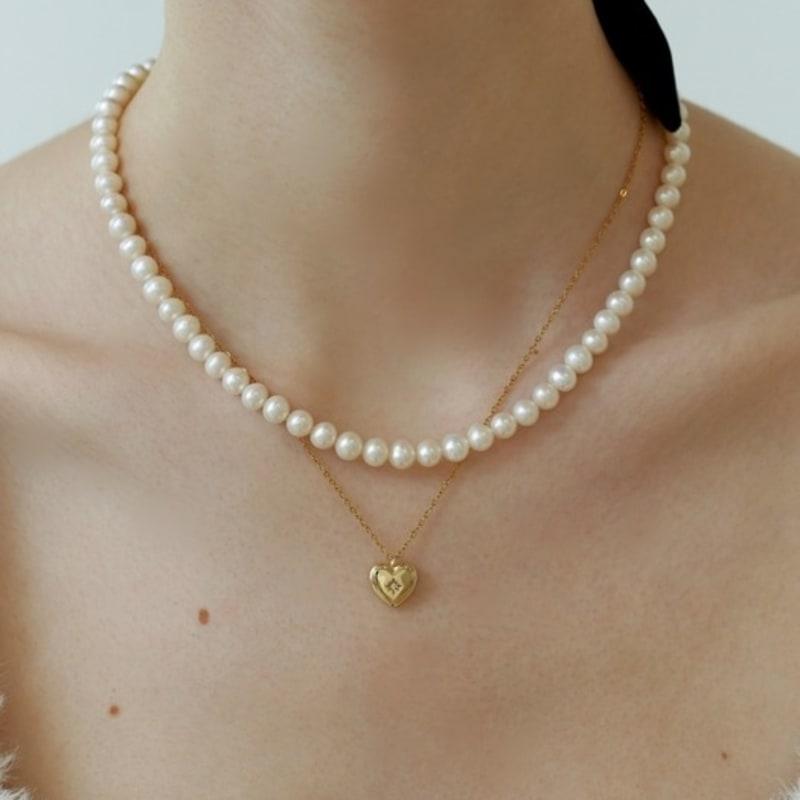 LOVE ME MONSTER Classic Natural Pearl Necklace