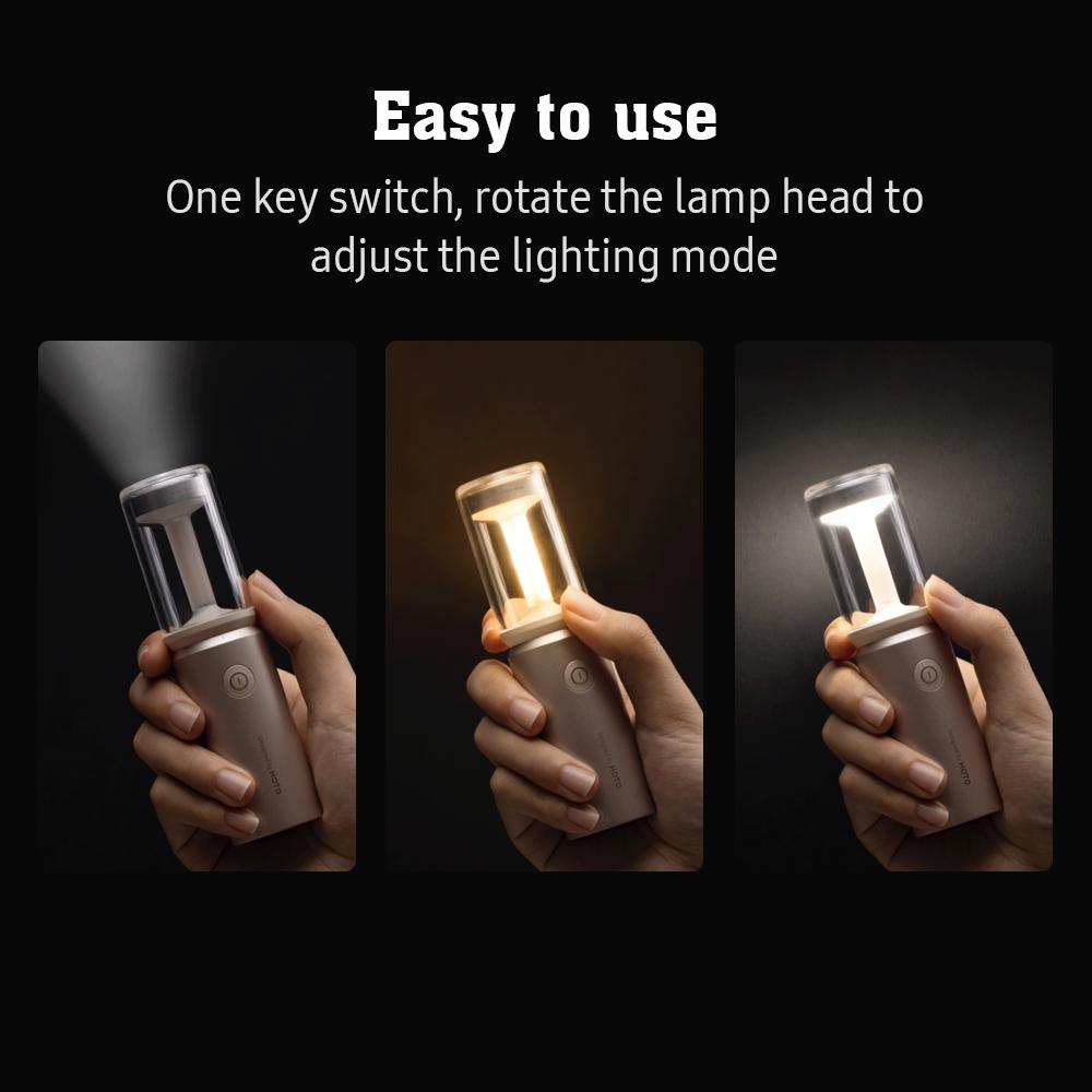 HOTO Monkey Camping Lights 3 in 1 Illuminazione per esterni IPX6 Impermeabile Batteria a lunga durata Leggera