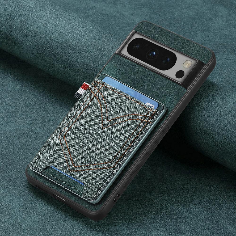 For Google Pixel 10A 9A 10 Pro XL 5G Card Leather Back Case Magnet Car Mount Holder Bumper Shell Pixel 9 Pro XL Case Shockproof