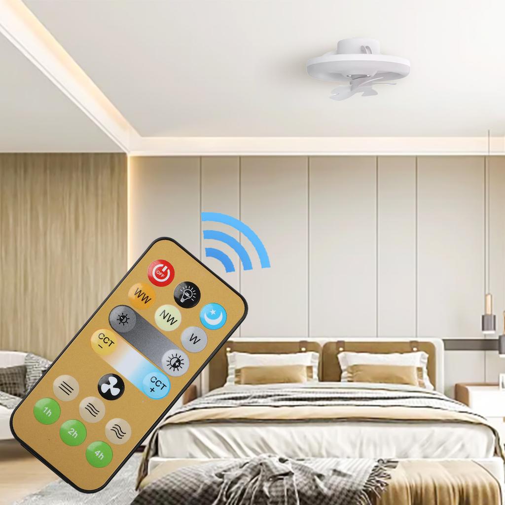 Easily Modify Brightness with Dual Pack of For E27 Ceiling Fan Remotes