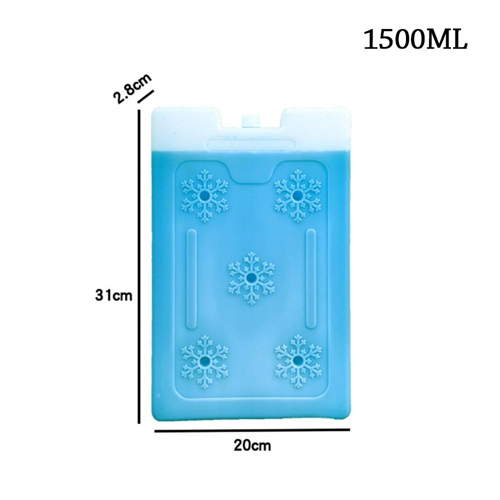 Reusable Ice Crystal Box Blue Picnic Cooler Box New Ice Box Air Conditioning Fan
