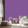 Purple and Light Gray Hearts Wallpaper 50x1000