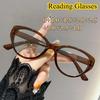 New Anti Blue Light Presbyopia Eyewear Fashionable Cat Eye Reading Glasses for Women Men Ultralight Far Sight Eyeglasses