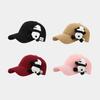 Cute Panda Embroidered Baseball Cap For Women Summer Sun Protection With Curved Brim And Adjustable Strap