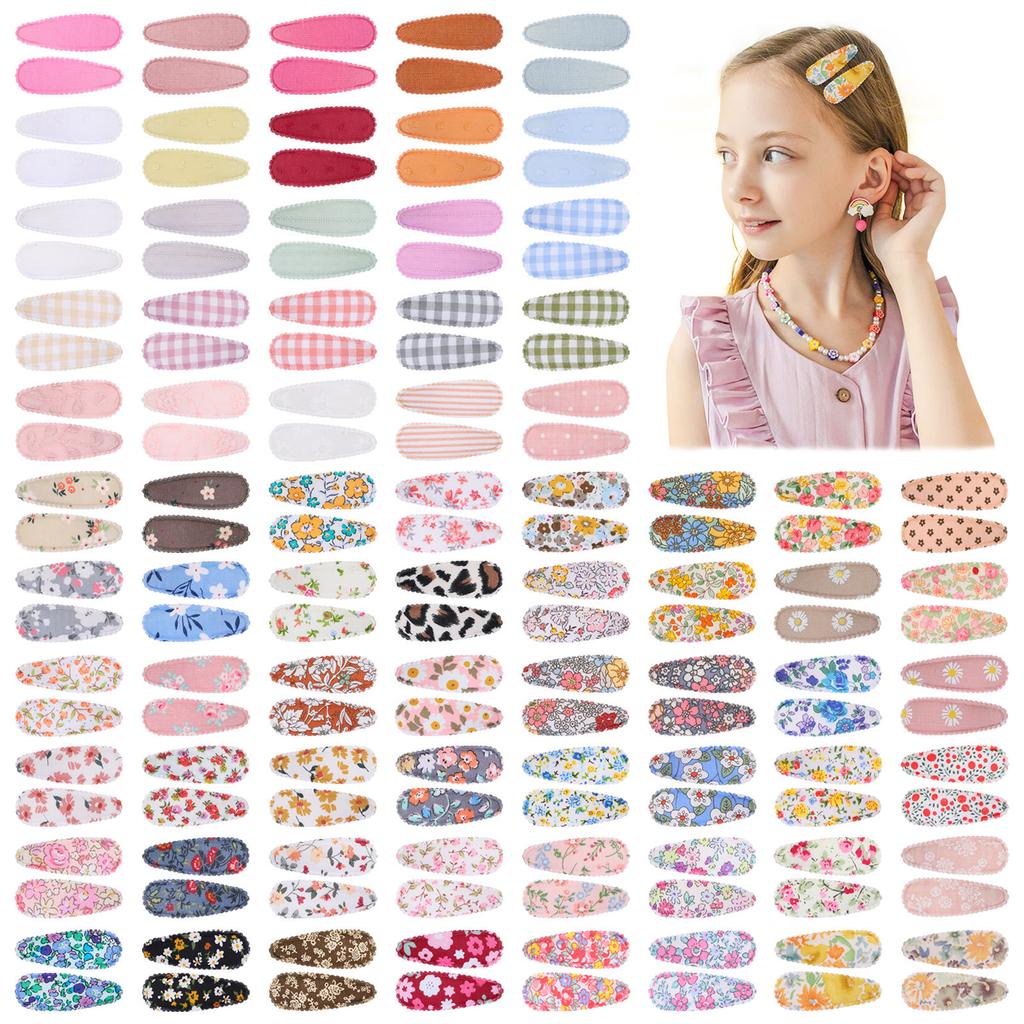 Urocze i Stylowe Dziecięce Klipsy do Włosów, Klipsy Łezki, Klipsy do Grzywki, Wsuwki do Włosów, Ozdoby do Włosów, Klipsy Boczne