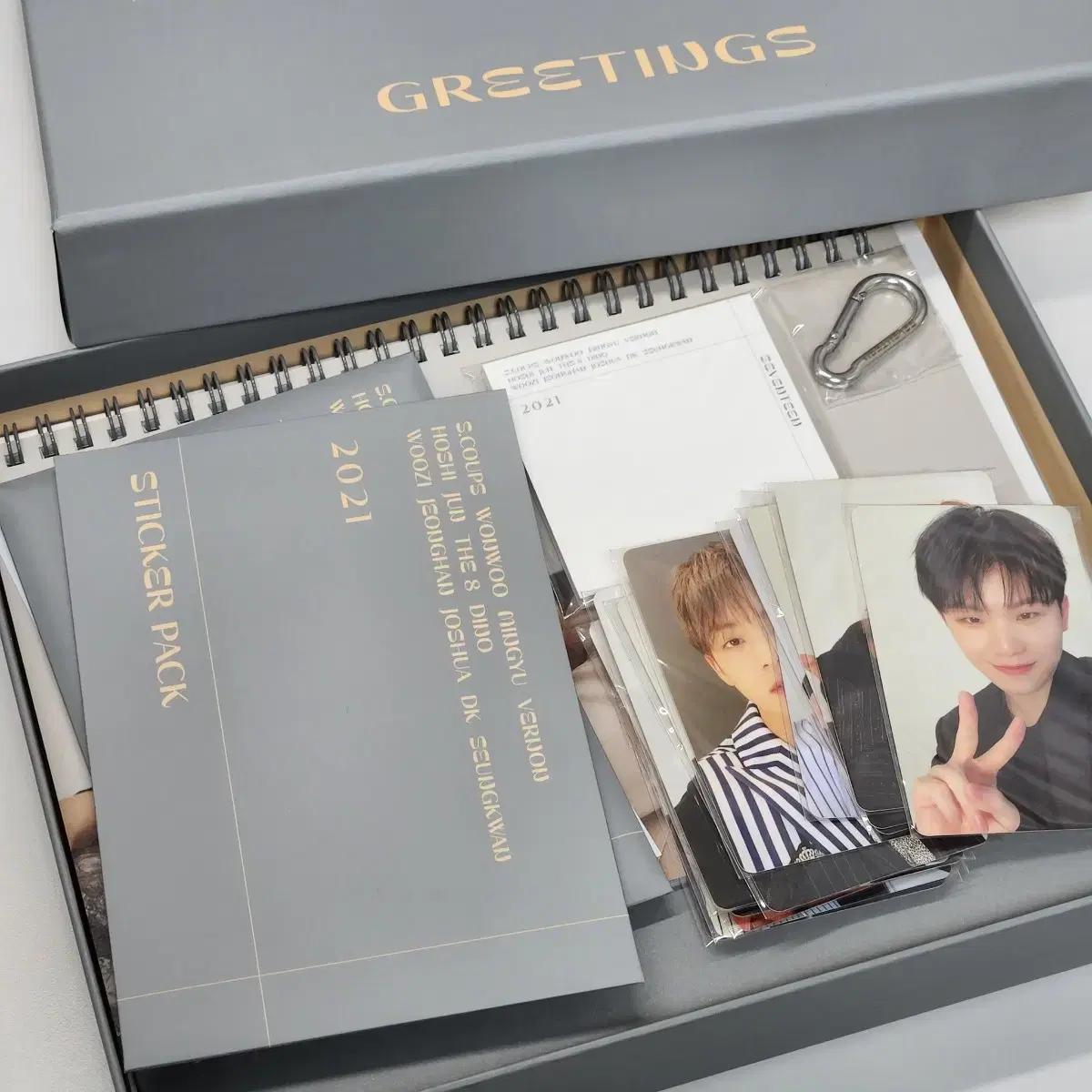 

Seventeen Season Grinting 2021 Фотокарточки Полный Сет Quicker Официальный Мерч