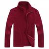 Herren Freizeitjacken Oberbekleidung Sweatshirt Thermomäntel Unifarbene Jacken und Mäntel Stehkragen