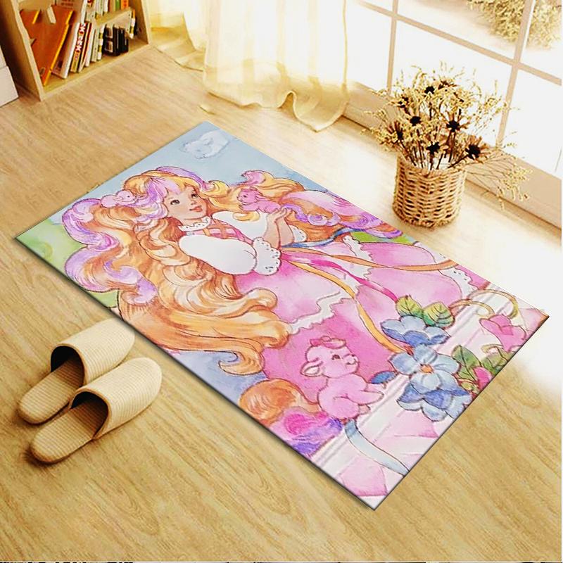 2025 New Lady Lovely Locks Carpet Rug for Living Room Bedroom Home Sofa Decoration,Kids play Non-slip Floor Mat 63
