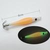 Luminous Squid Jig Silicone Cloth Wrapping Octopus Jig Lure Jigging Lure  Sea Fishing