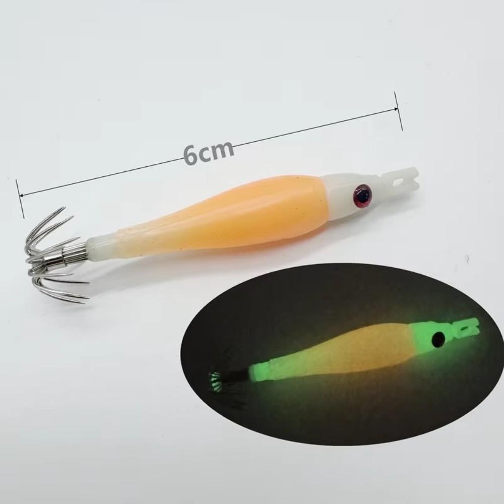 Luminous Squid Jig Silicone Cloth Wrapping Octopus Jig Lure Jigging Lure  Sea Fishing