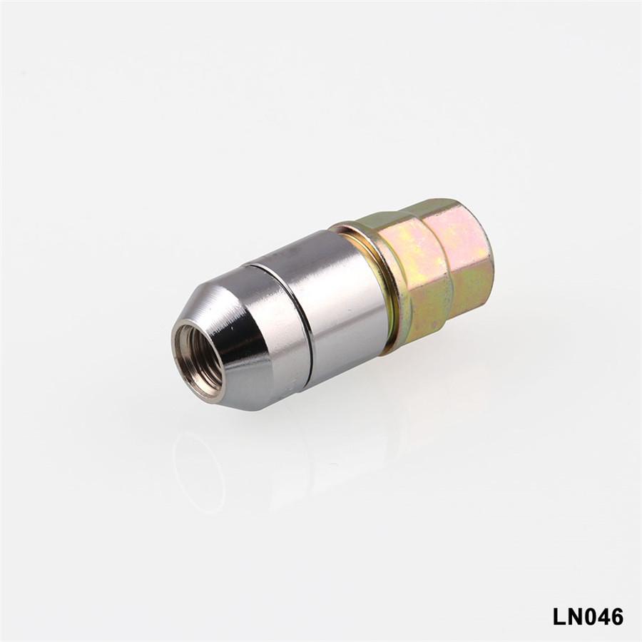 M12x1.5 Alloy Steel Anti Theft Security Lock Nut Wheel Lug Nut 1X Key+4X Locks