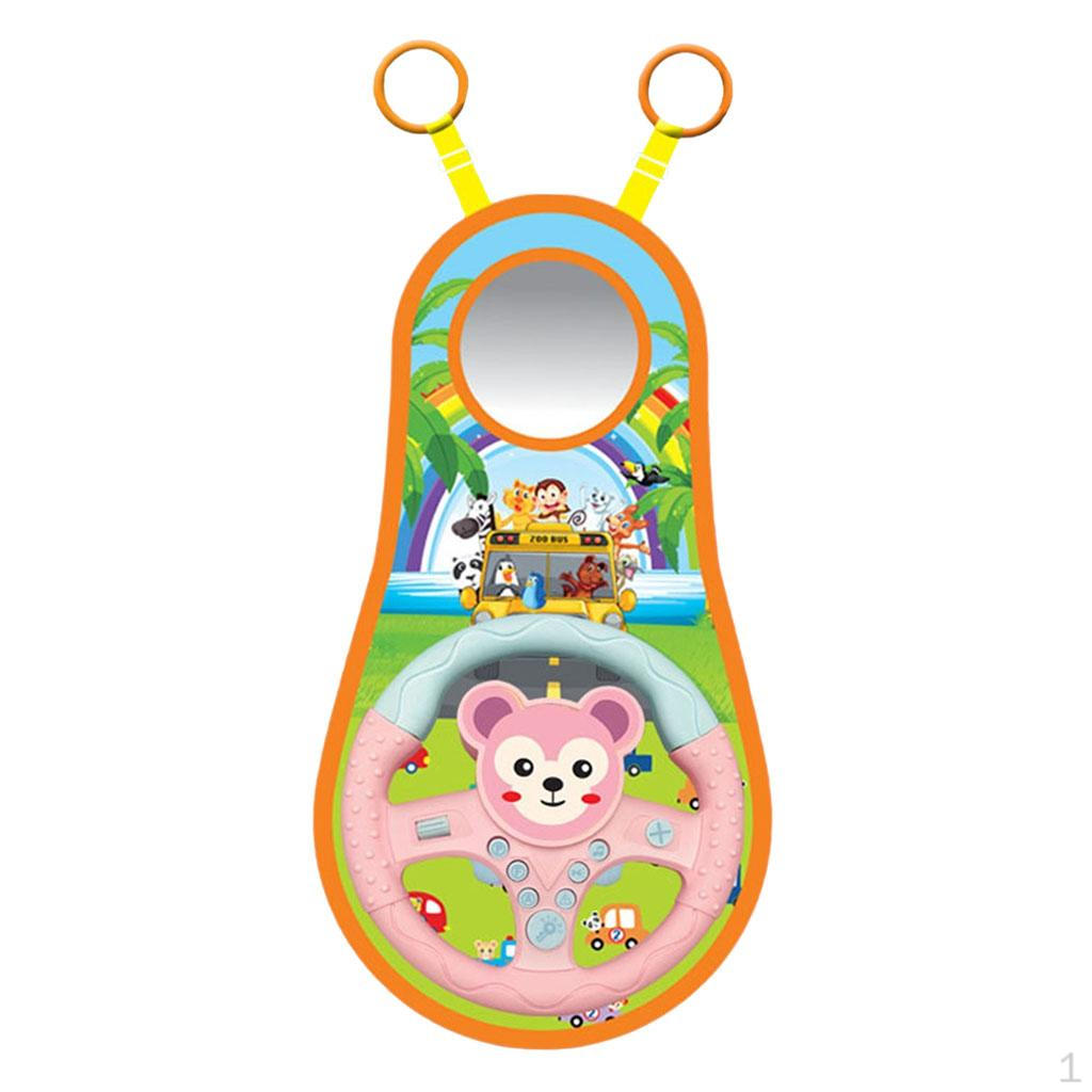 Motor Toddler Toy Sound Interactive Play Steering Wheel