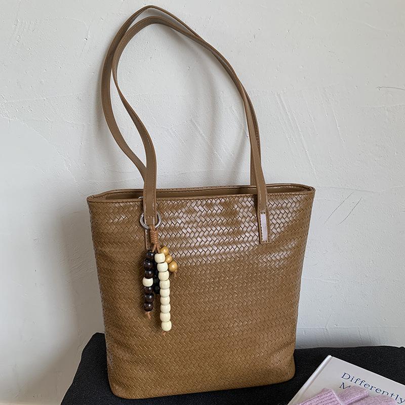 Summer new tote bag women's bag large-capacity college student commuting bag casual shoulder shopping bag