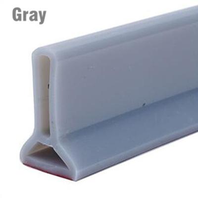 50mm High Silicone Bathroom Water Stopper Blocker Shower Dam Non-slip Dry And Wet Separation Flood Barrier Door Bottom Sealing